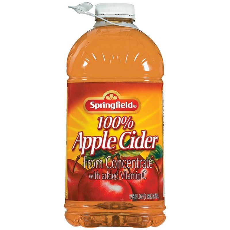 Springfield 100 Juice from Concentrate Apple Cider (128 oz) Instacart