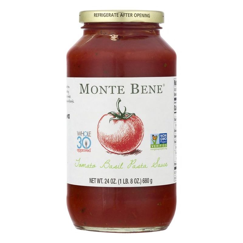 Monte Bene Pasta Sauce, Tomato Basil (24 oz) Instacart