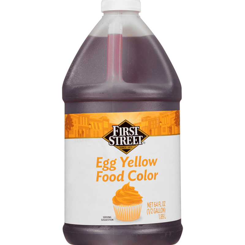 First Street Food Color, Egg Yellow (64 oz) Instacart