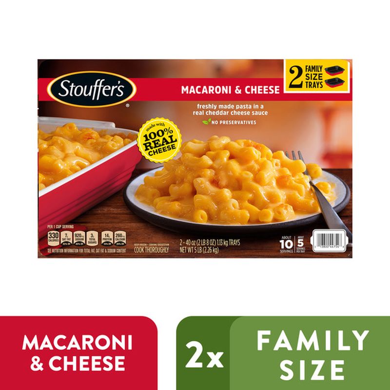 Stouffer S Family Size Macaroni And Cheese Frozen Meal 80 Oz Delivery Or Pickup Near Me Instacart