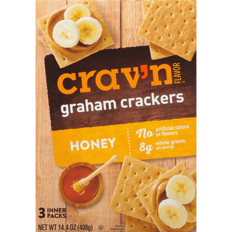 Crav'n Flavor Honey Graham Crackers (14.4 oz) - Instacart