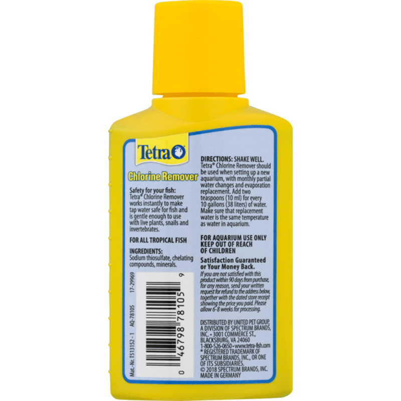 Tetra Chlorine Remover (3.38 fl oz) Instacart