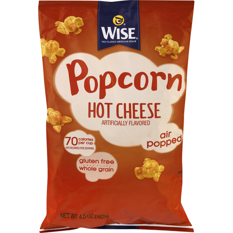 Wise Popcorn, Hot Cheese, Air Popped (4.5 oz) Instacart