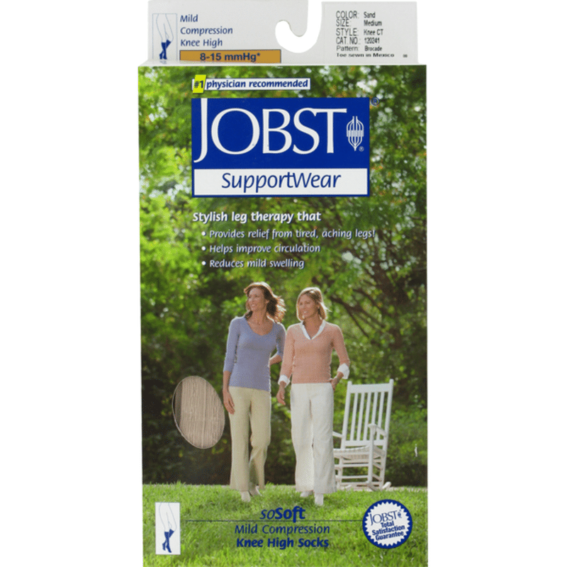 Jobst Support Wear So Soft Ribbed Support Medium Knee Highs