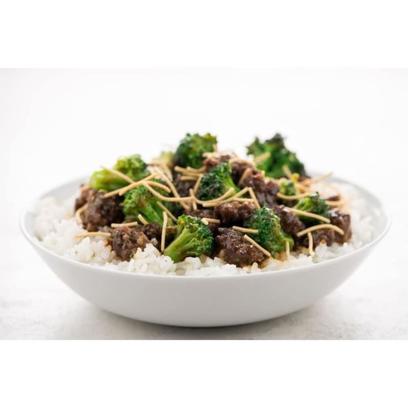 Home Chef Spicy Korean Beef Broccoli Rice Bowl With Crispy Rice Noodles Meal Kit 31 Oz Instacart