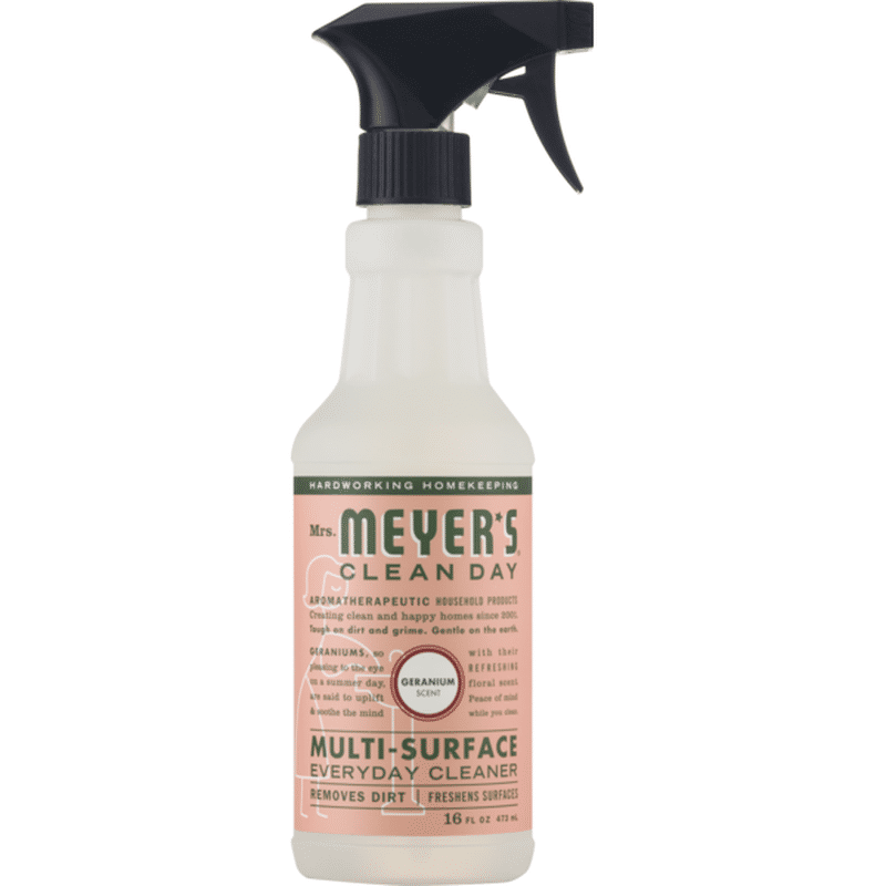 Mrs Meyer S Multi Surface Everyday Cleaner Geranium Scent 16 Oz Instacart