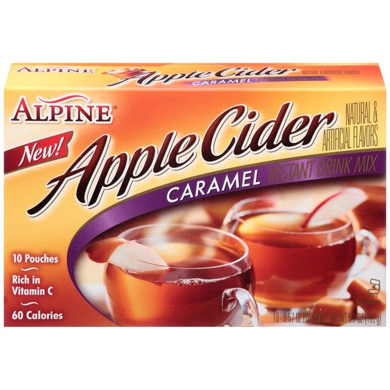 Alpine Caramel Apple Cider Instant Drink Mix 0 57 Oz Instacart