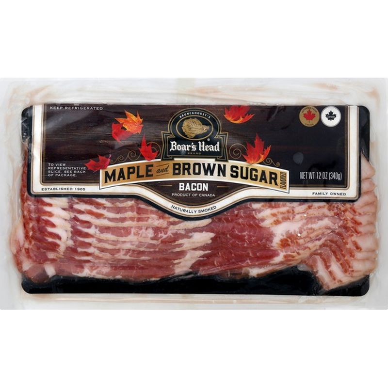 Boar's Head Bacon, Maple and Brown Sugar Flavored (12 oz) from Kroger