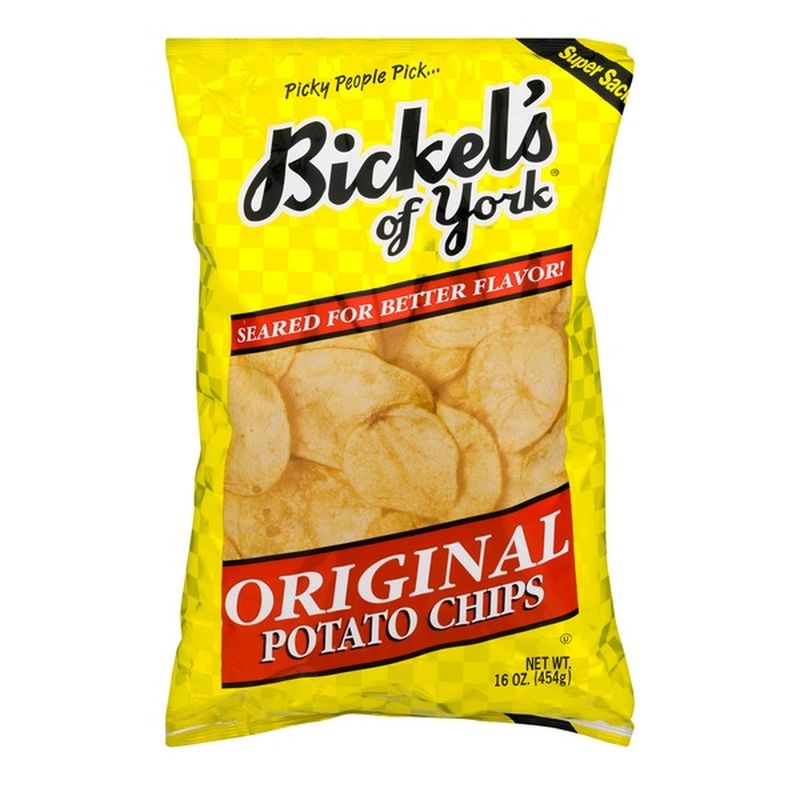 Bickel's of York Potato Chips Original (16 oz) Instacart