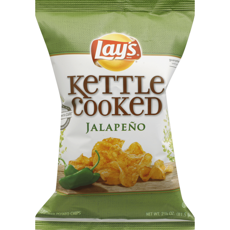 Lays Kettle Cooked Jalapeño Potato Chips 2875 Oz Instacart