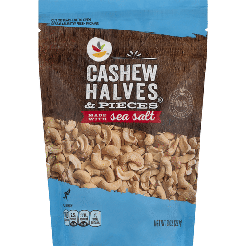 SB Cashew, Halves & Pieces, Sea Salt (8 oz) - Instacart
