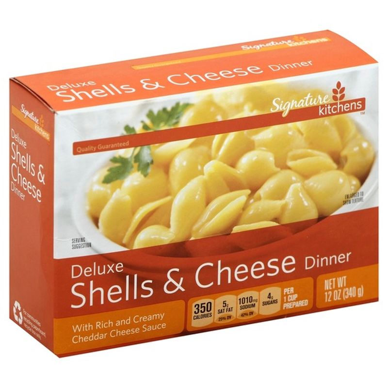 Signature Select Deluxe Shells & Cheddar Dinner Made With Rich & Creamy