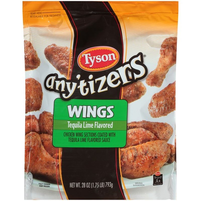 Tyson Tyson® Any'tizers® Tequila Lime BoneIn Chicken Wings, 28 oz