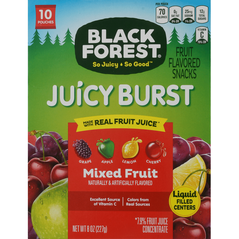 black forest fruit snacks triple layer 2 oz