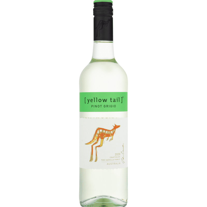 Yellow Tail Pinot Grigio, Australia (750 ml) - Instacart