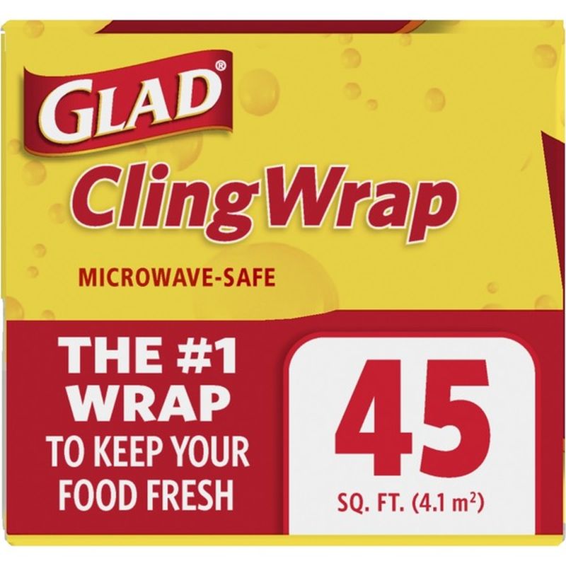 glad red plastic wrap