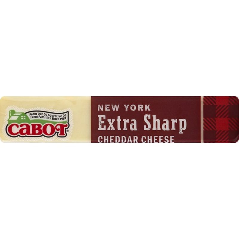 Cabot Cheese, Cheddar, Extra Sharp, New York (8 oz) - Instacart