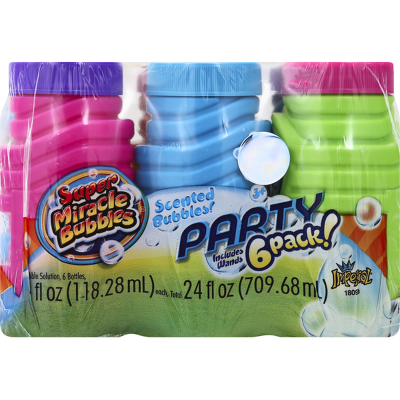 Super Miracle Bubbles Bubble Solution, Party 6 Pack! (6 each) Instacart