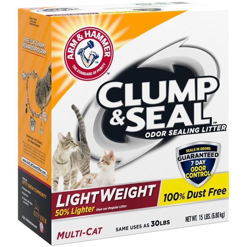 clump and seal lightweight cat litter