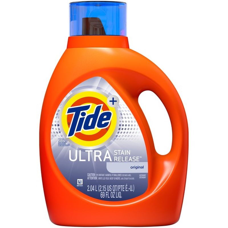 Tide Ultra Stain Release Liquid Laundry Detergent, Original (69 Oz ...