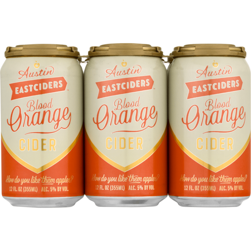 Austin East Ciders Hard Cider, Blood Orange (12 fl oz) Instacart