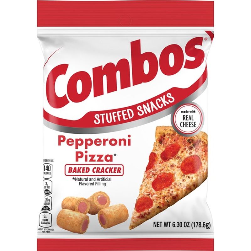 Combos Pepperoni Pizza Cracker Baked Snacks (6.3 oz) Instacart