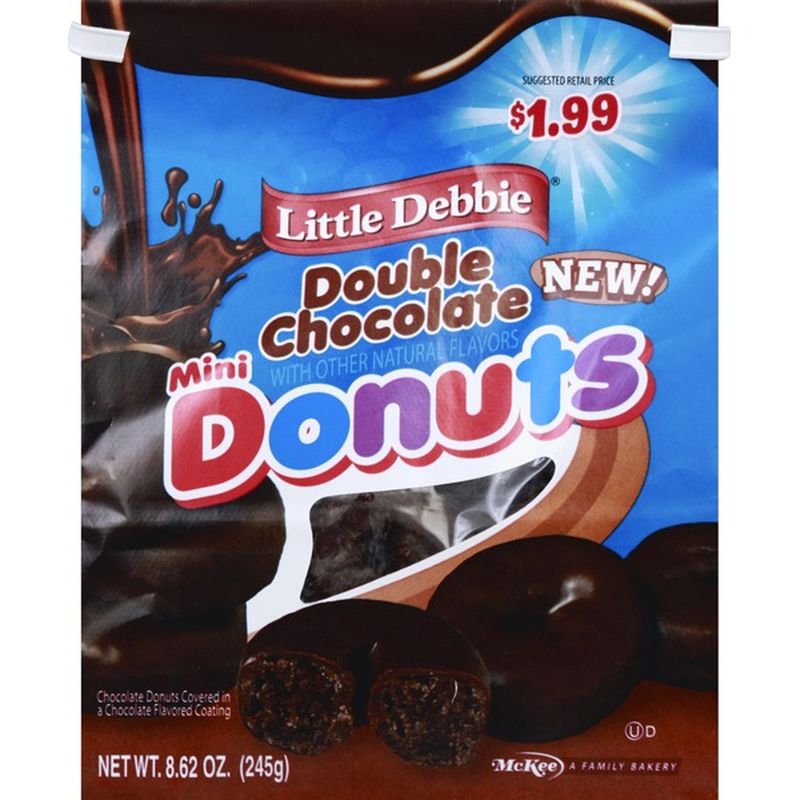 Little Debbie Donuts, Double Chocolate, Mini (8.62 oz) from SuperSaver