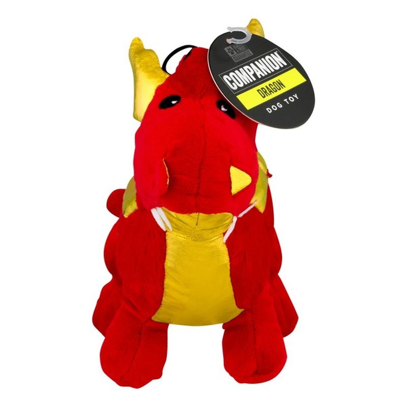 red dragon dog toy