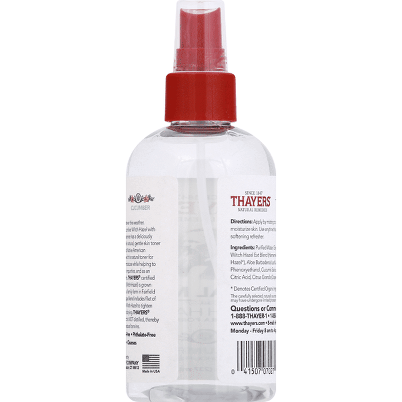 Thayers Facial Mist, Witch Hazel, Cucumber (8 oz) from Target Instacart