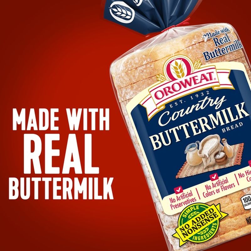 Brownberry/Arnold/Oroweat Country Buttermilk Bread (24 oz) from Safeway