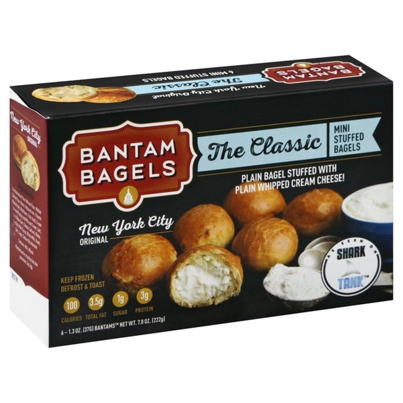 Bantam Bagels Stuffed Bagels, The Classic, Mini (6 each) from ShopRite