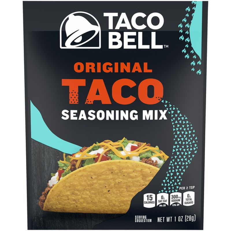 Taco Bell Original Taco Seasoning Mix 1 Oz Instacart