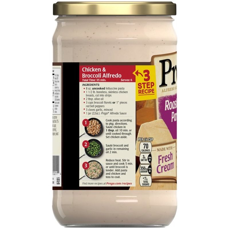Prego® Roasted Garlic Parmesan Alfredo Sauce (22 oz) Instacart