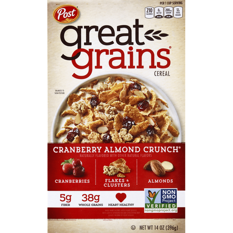 Post Cranberry Almond Crunch Cereal (14 oz) from Mollie Stone's Markets ...