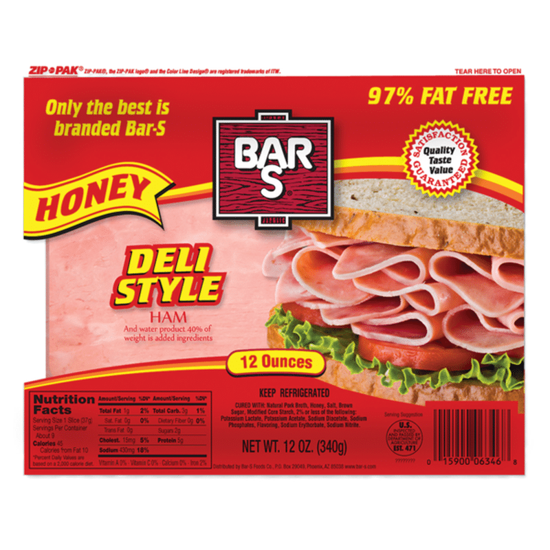 BarS Deli Style Honey Ham (12 oz) Instacart