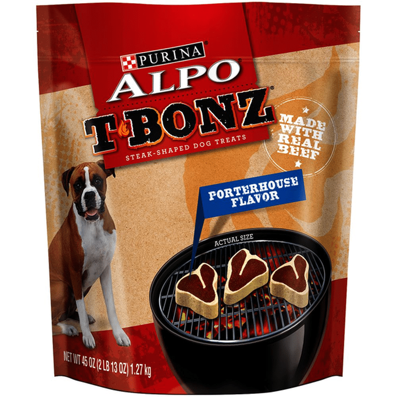 Purina ALPO Facilities Small Breed Dog Treats - TBonz BBQ Pork Flavor, 4.5  oz