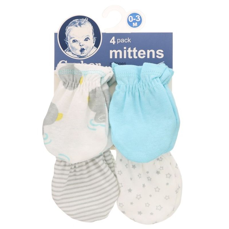 Gerber 0 to 3 Months Newborn & Infant Duck Mittens