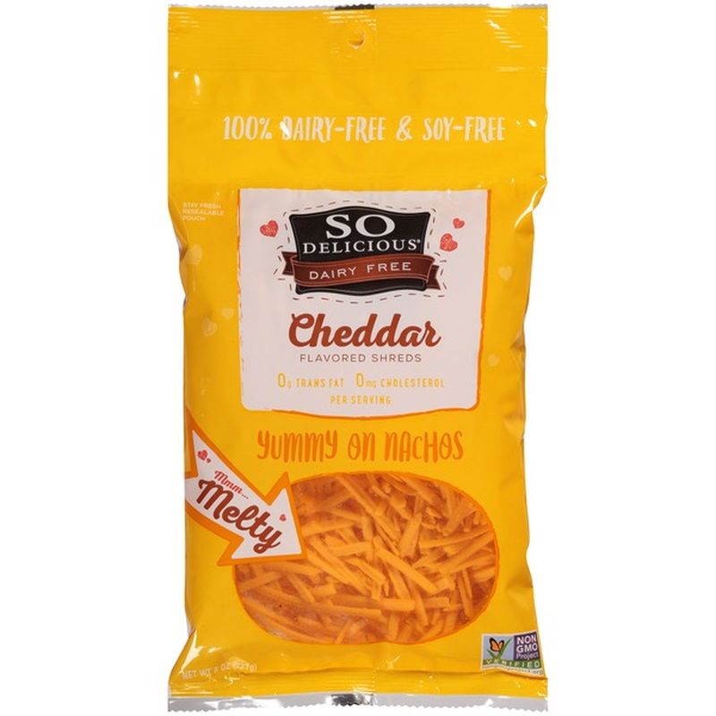 So Delicious Dairy Free Cheddar Shreds (8 oz) Instacart