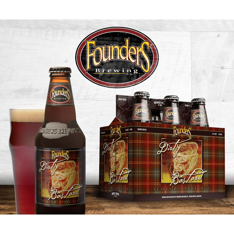 Founders Dirty Bastard Scotch Ale, Bottles (12 fl oz) Instacart