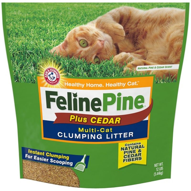 feline pine scoop clumping cat litter