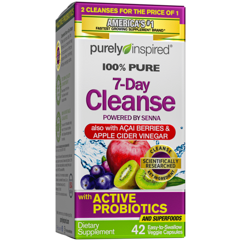 Purely Inspired Apple Cider Vinegar Plus, Lose Weight, with Green