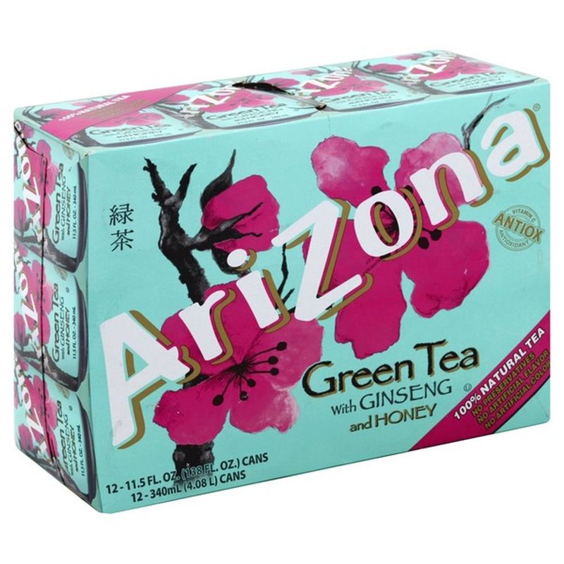 AriZona Green Tea, with Ginseng and Honey (11.5 fl oz) Instacart
