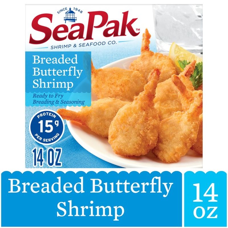 SeaPak Breaded Butterfly Shrimp (14 oz) - Instacart