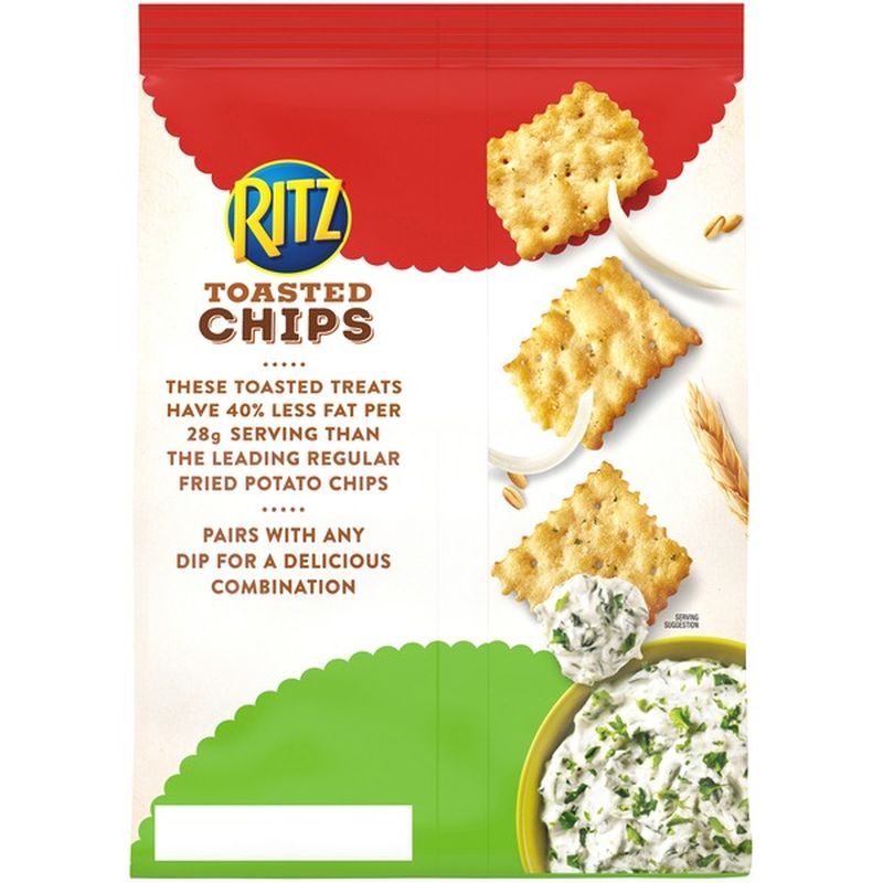 Ritz Toasted Chips, Sour Cream & Onion Flavored (8 oz) Instacart