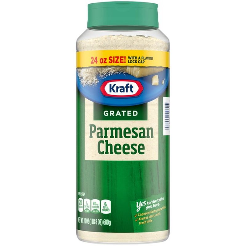 Kraft 100 Grated Parmesan Cheese (24 oz) Instacart
