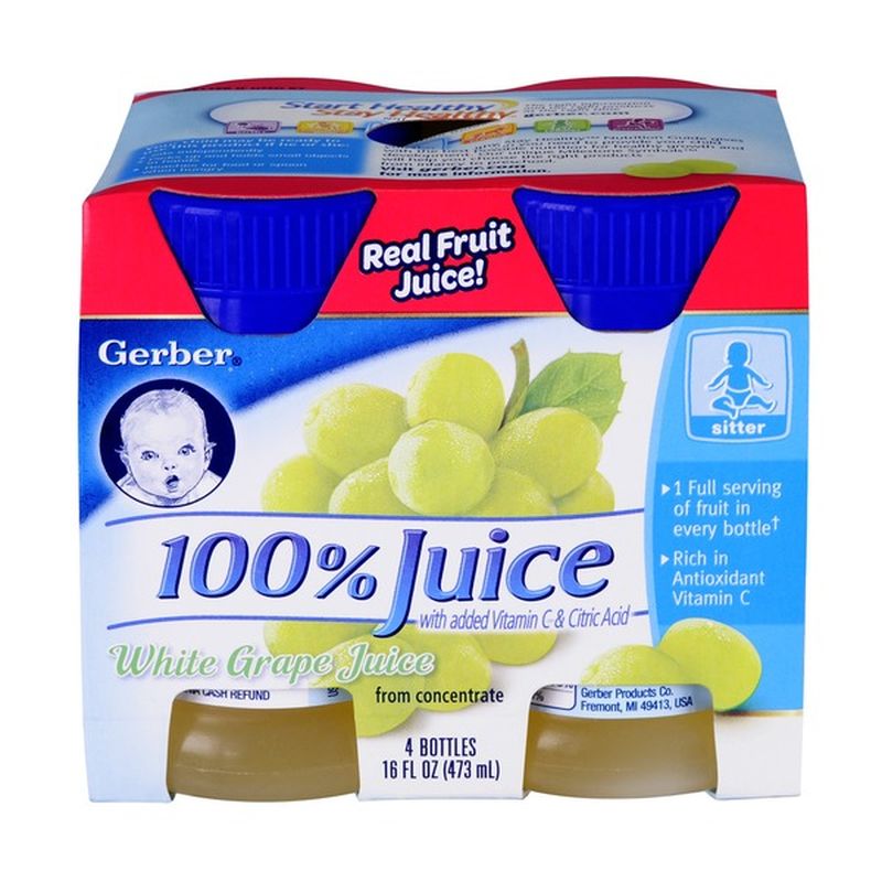 gerber white grape juice