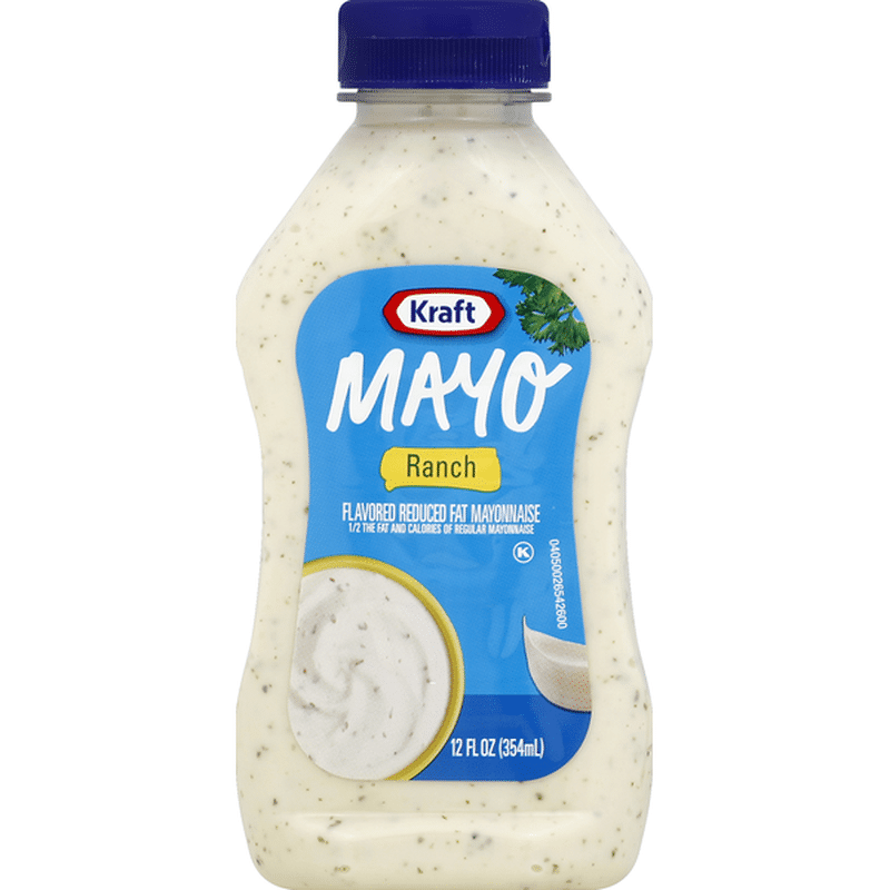 Kraft Mayo Ranch Mayonnaise, Reduced Fat (12 oz) Instacart