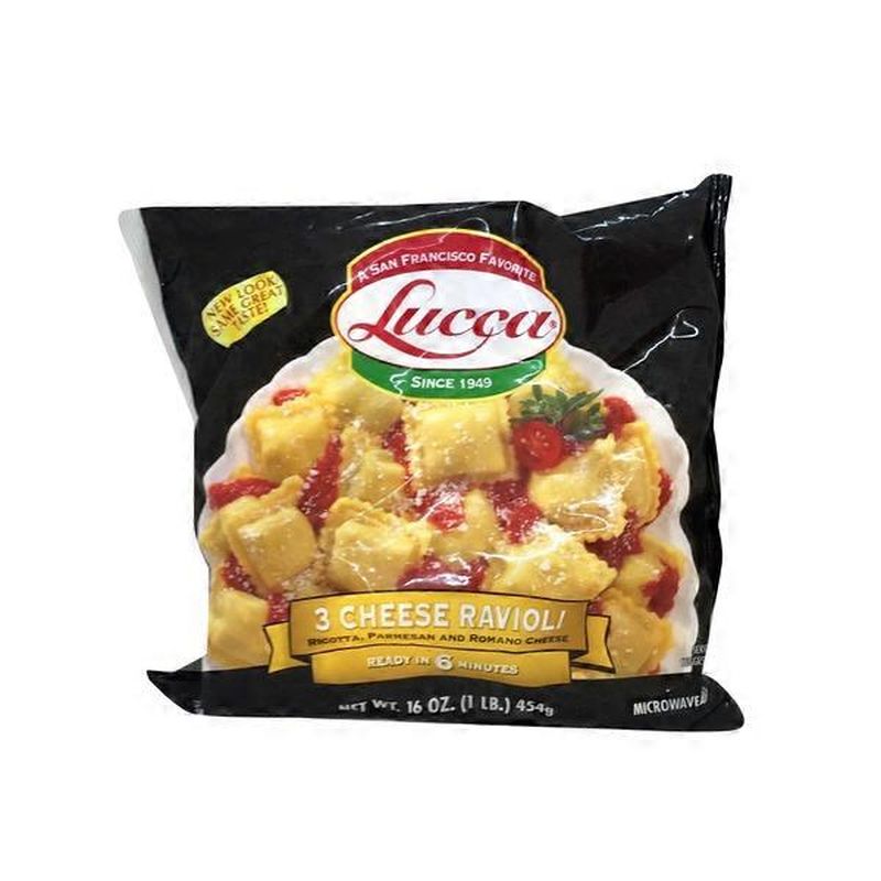 Lucca Ravioli, 3 Cheese (16 oz) Instacart