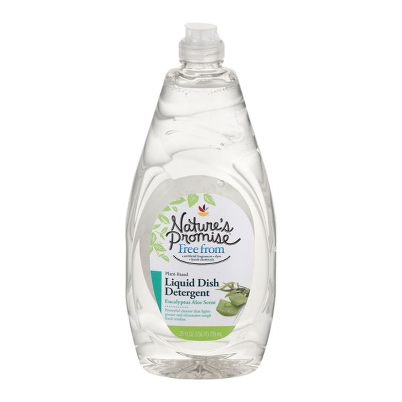 Nature's Promise Liquid Dish Detergent Eucalyptus Aloe Scent (25 fl oz