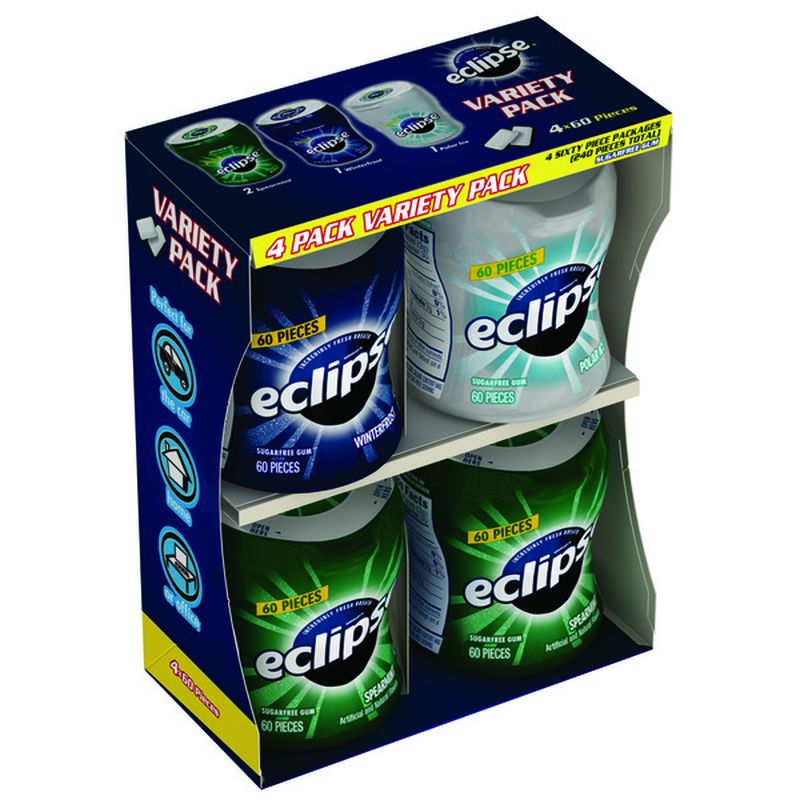 Eclipse Variety Sugarfree Gum (4 ct) from Costco Instacart